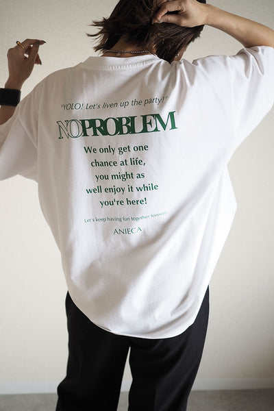 NO PROBLEM ロゴTシャツ