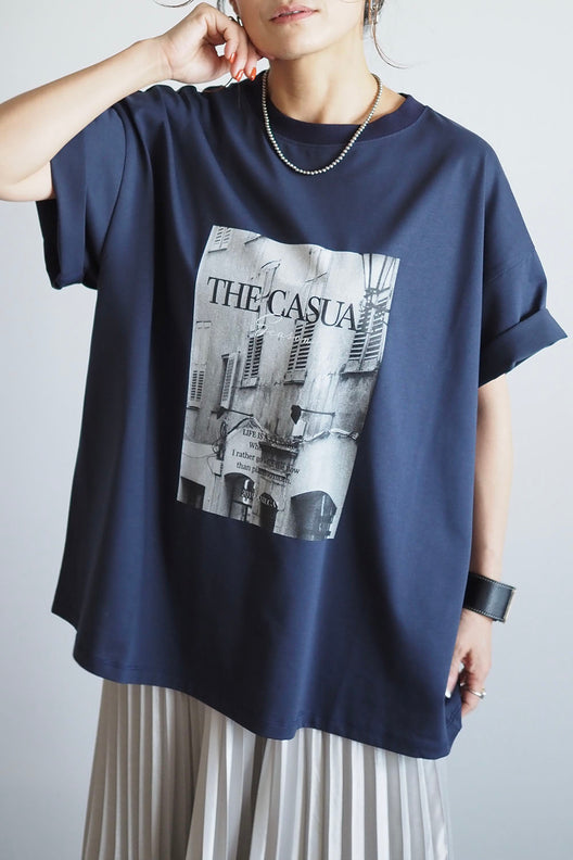 モノクロームフォトＴシャツ