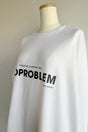 NO PROBLEM ロゴロングスリーブTシャツ