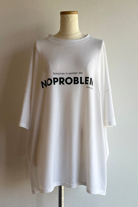 NO PROBLEM ロゴハーフスリーブTシャツ