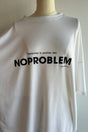 NO PROBLEM ロゴハーフスリーブTシャツ